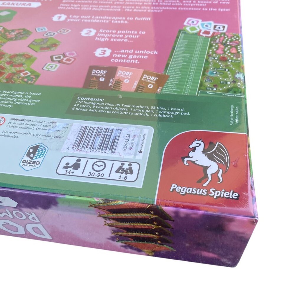 New Sealed DORF Romantik Sakura Board Game Pegasus Spiele Fantasy - Picture 3 of 8
